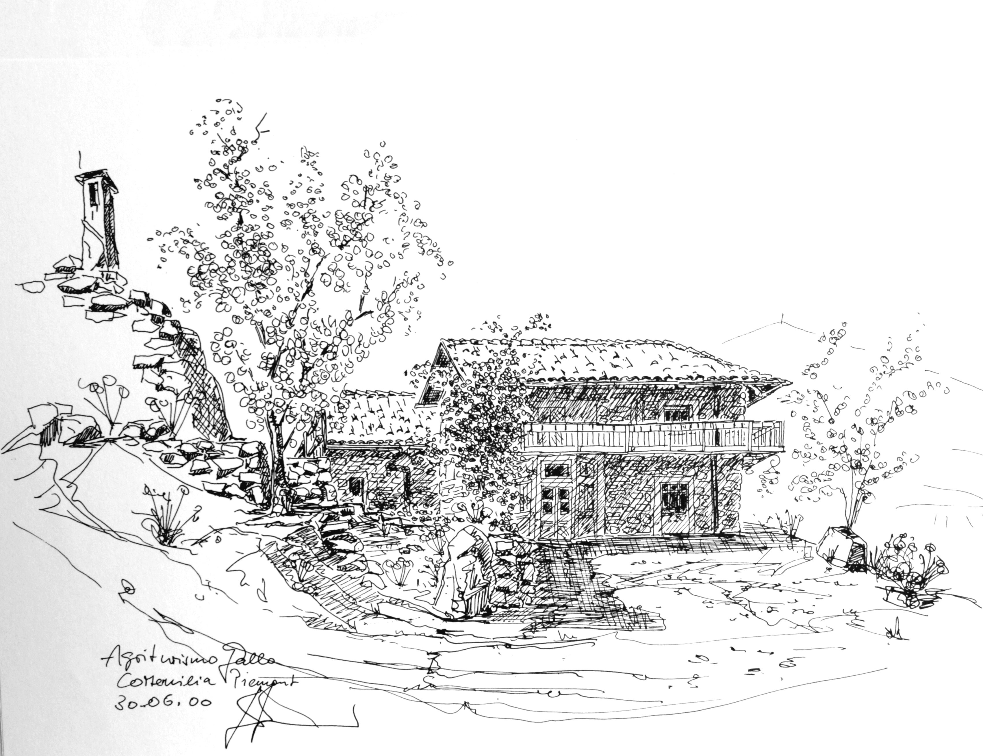 Agriturismo Gallo Oiemont Wohnhaus