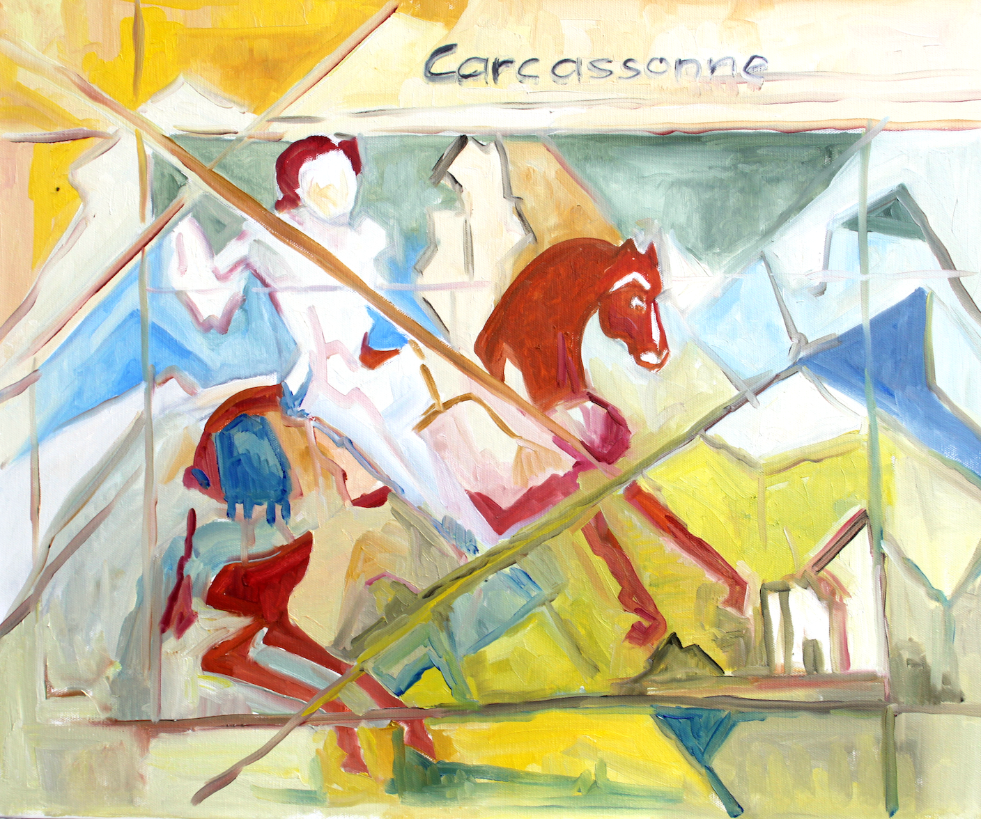 Fresken in Carcassonne