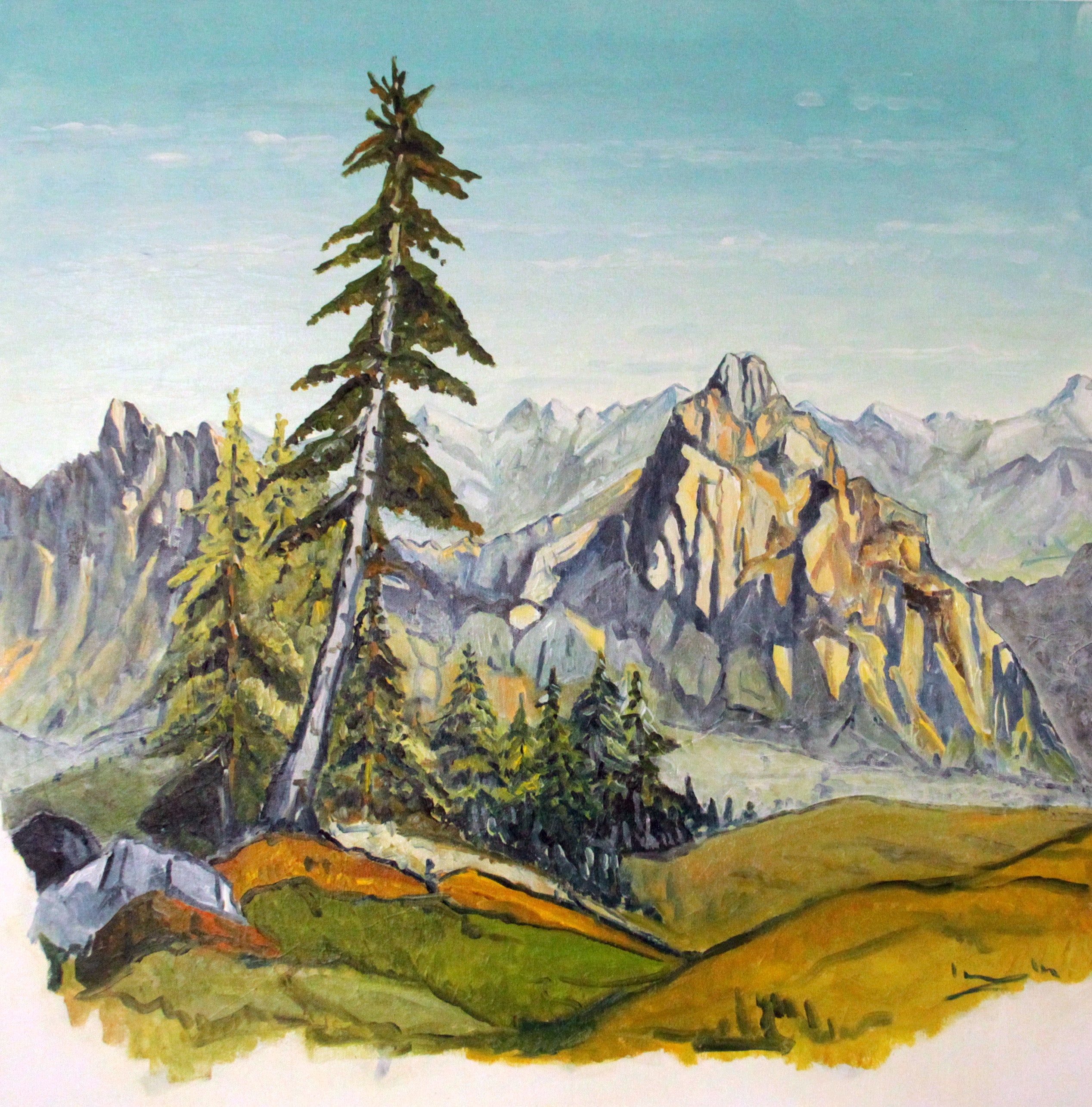 Blick von der Rigi zu den Mythen