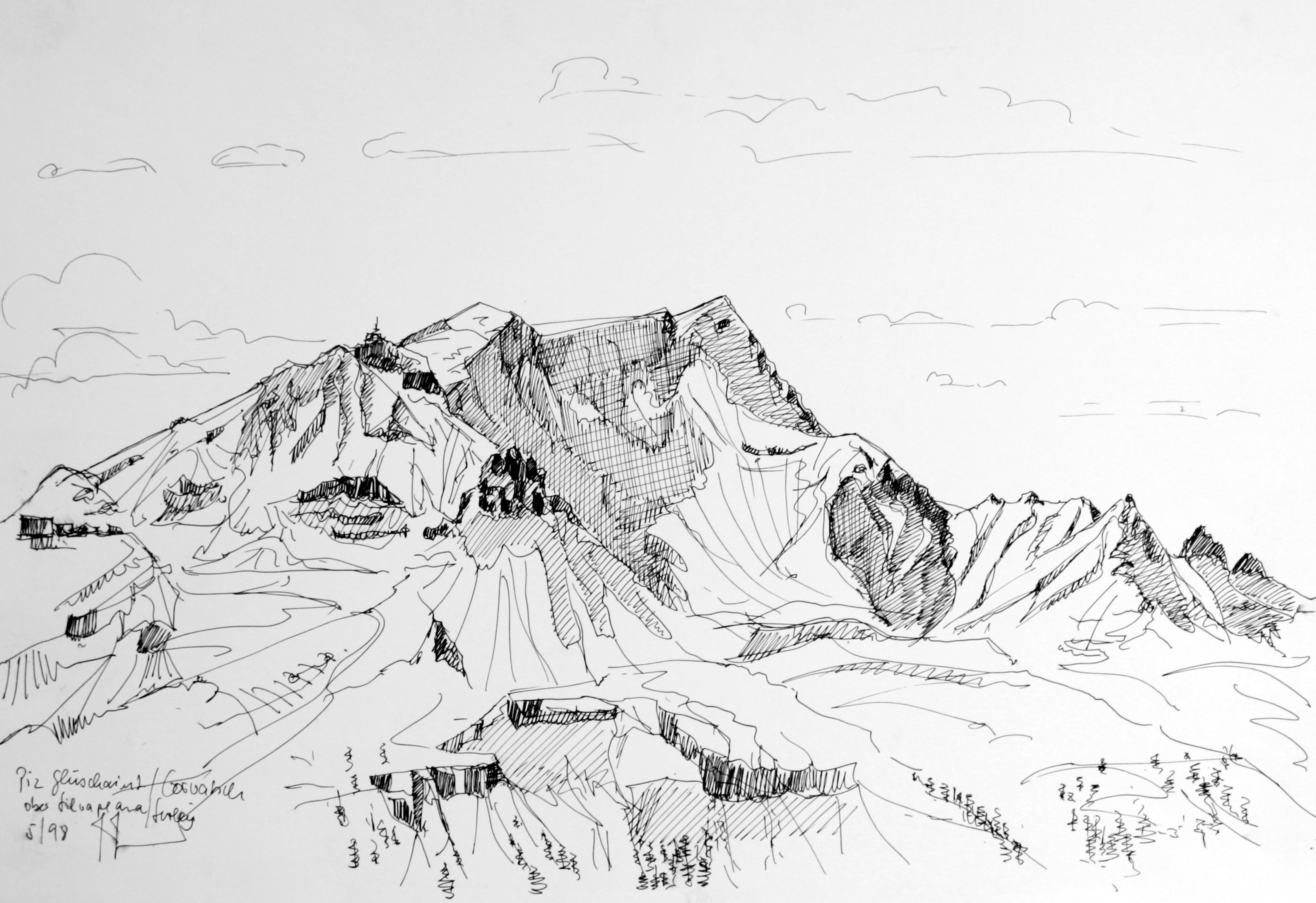 Piz Glüschain Engadin