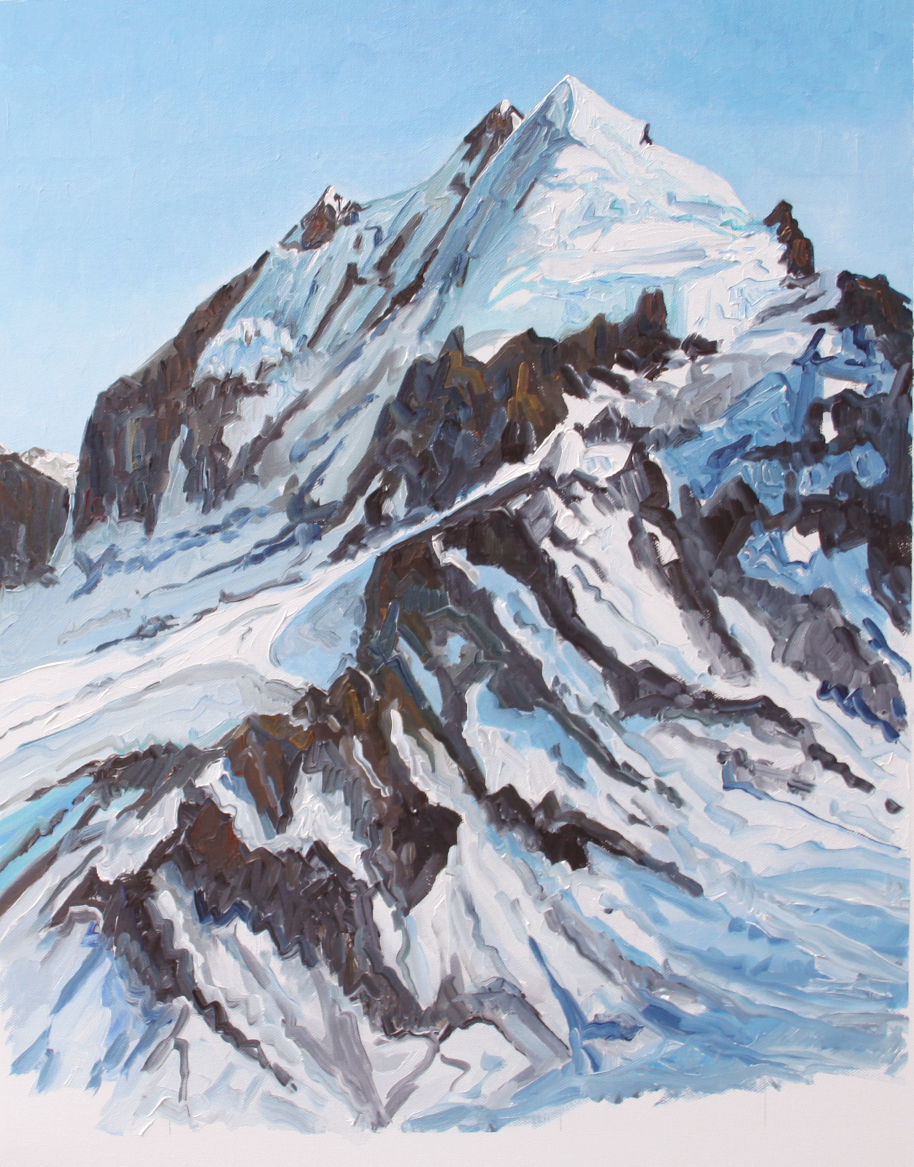 Piz Rosegg vom Piz Aquglious aus