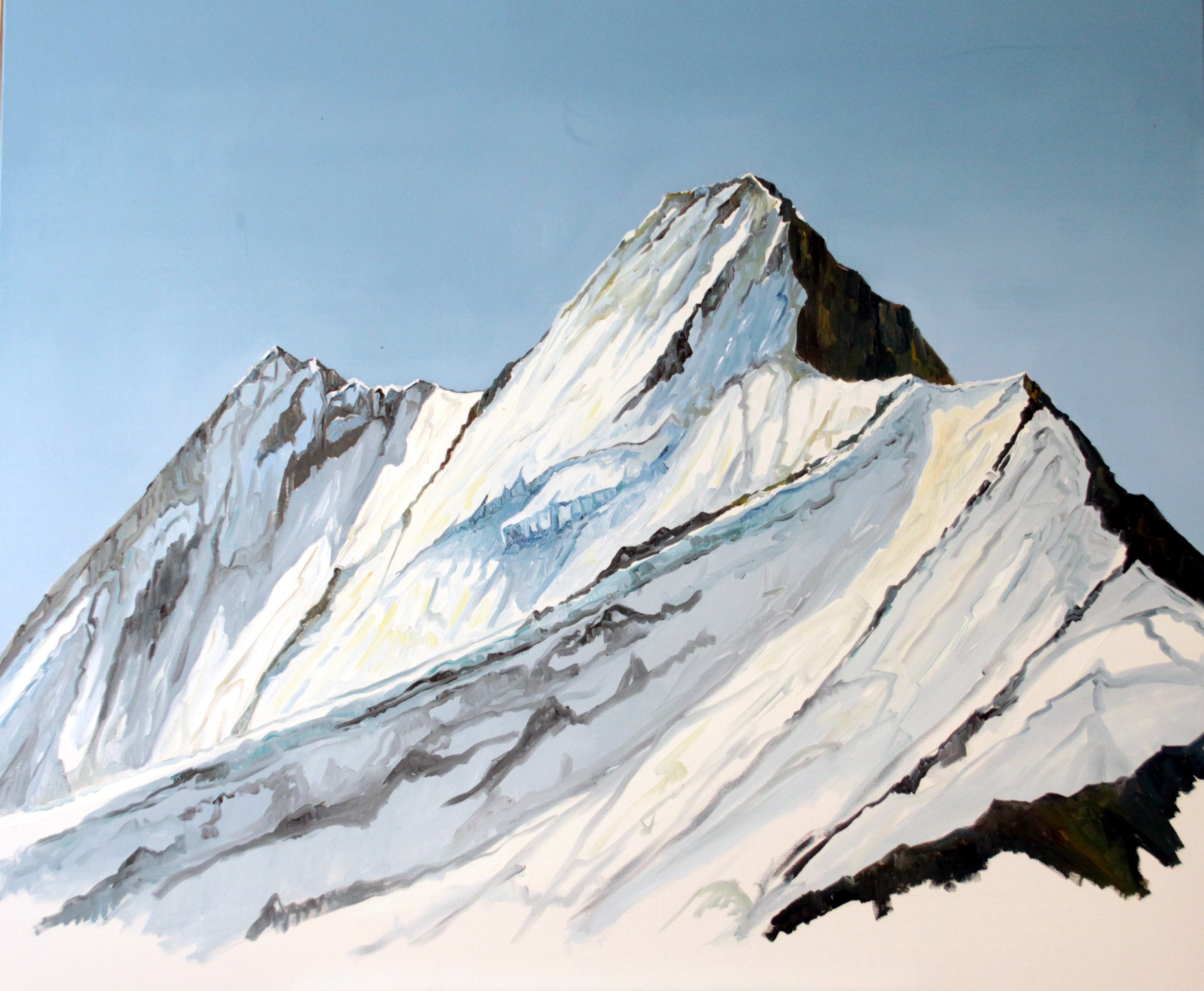 Schreckhorn, Lauteraarhorn von Gleckstein aus