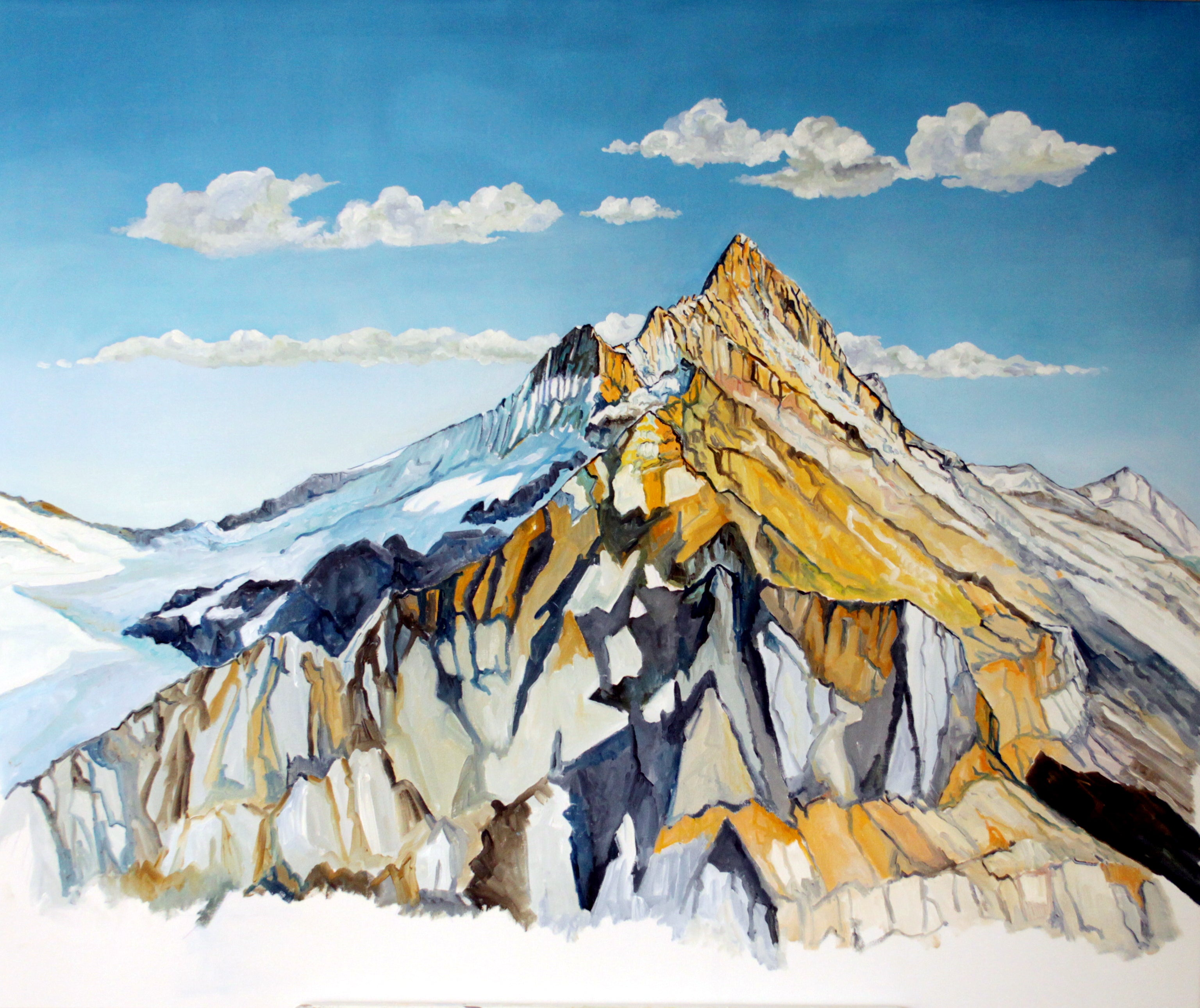 Schreckhorn von Bussalp-Faulhorn aus